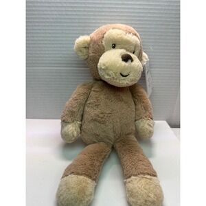 Carters Monkey Snuggle Soother Plush Stuffed Animal Brown Tan Baby Toy New